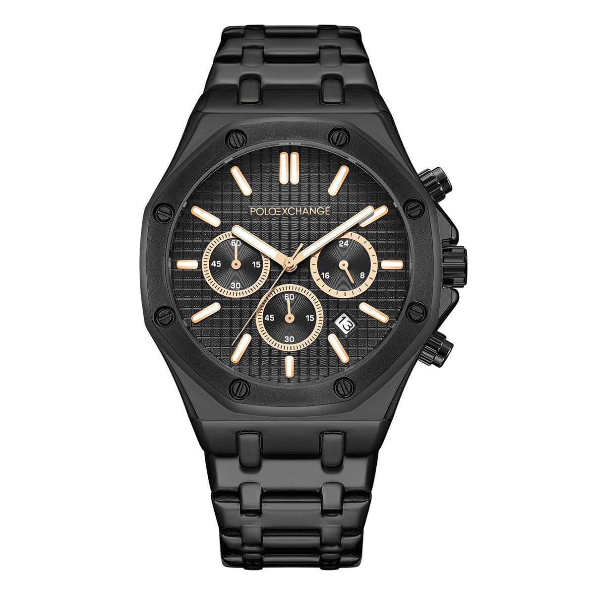 MONTRE POLOEXCHANGE HOMME CHRONO ACIER